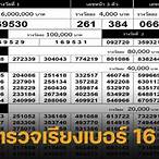 ตรวจหวย16ตค65